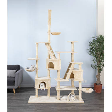 Go pet club cat tree best sale condo furniture